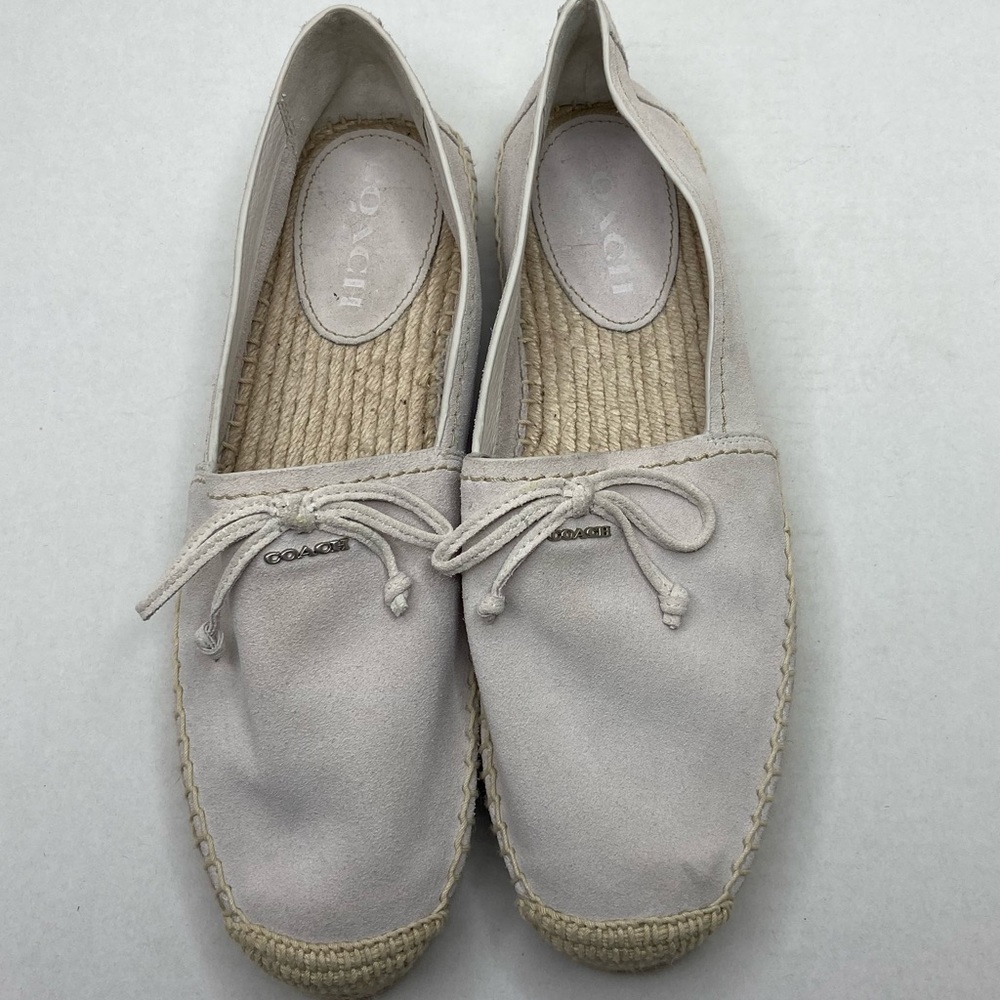 Coach Rae Espadrille Flats 9.5